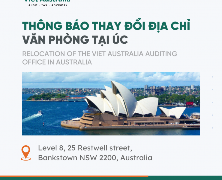 Viet Australia Audit - Avis de changement d'adresse en Australie