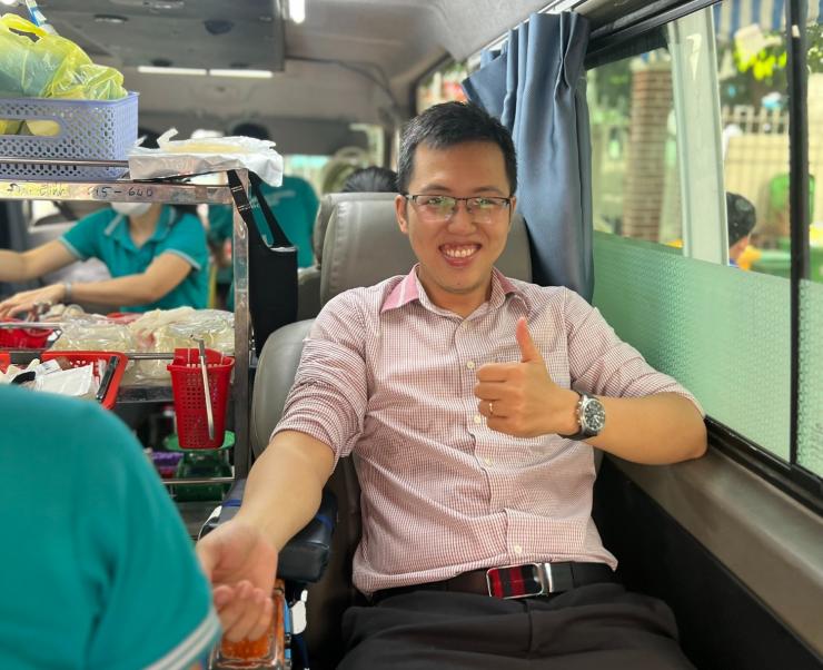 베트남 호주 감사 감사: 2023년 12월 혈액 기증 프로그램과 동행