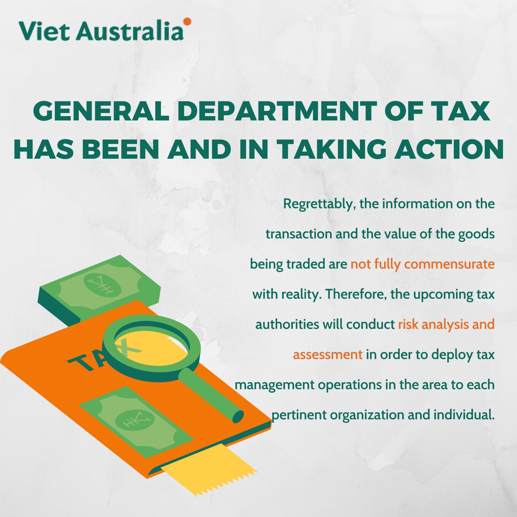 GENERAL DEPARTMENT OF TAX HAS BEEN AND IN TAKING ACTION 1
