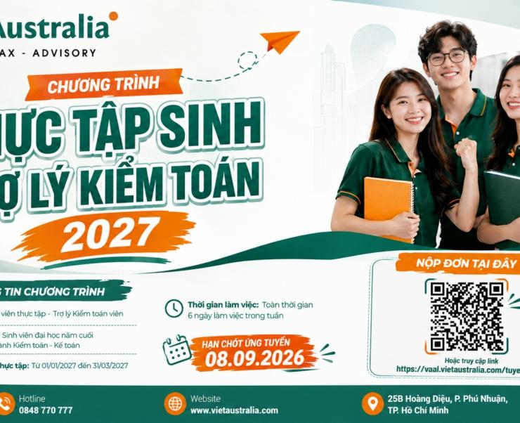 CHÍNH THỨC KHỞI ĐỘNG CHƯƠNG TRÌNH TUYỂN DỤNG - THỰC TẬP SINH TRỢ LÝ KIỂM TOÁN NĂM 2027