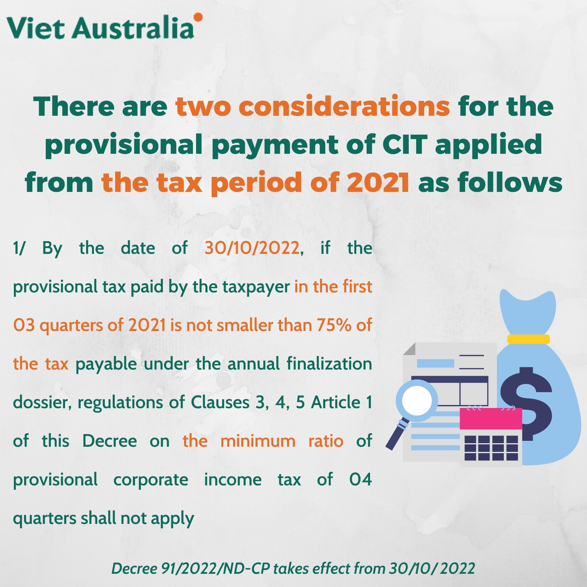 Provisional Corporate Income Tax Paid In 04 Quarters Shall Be At Least 80{4d4ea25d1288adad939f86af162a10d9e6ad7ccecb4e73989bf2cd436eae9d2c} Of The Annual Corporate Income Tax Payable - 2