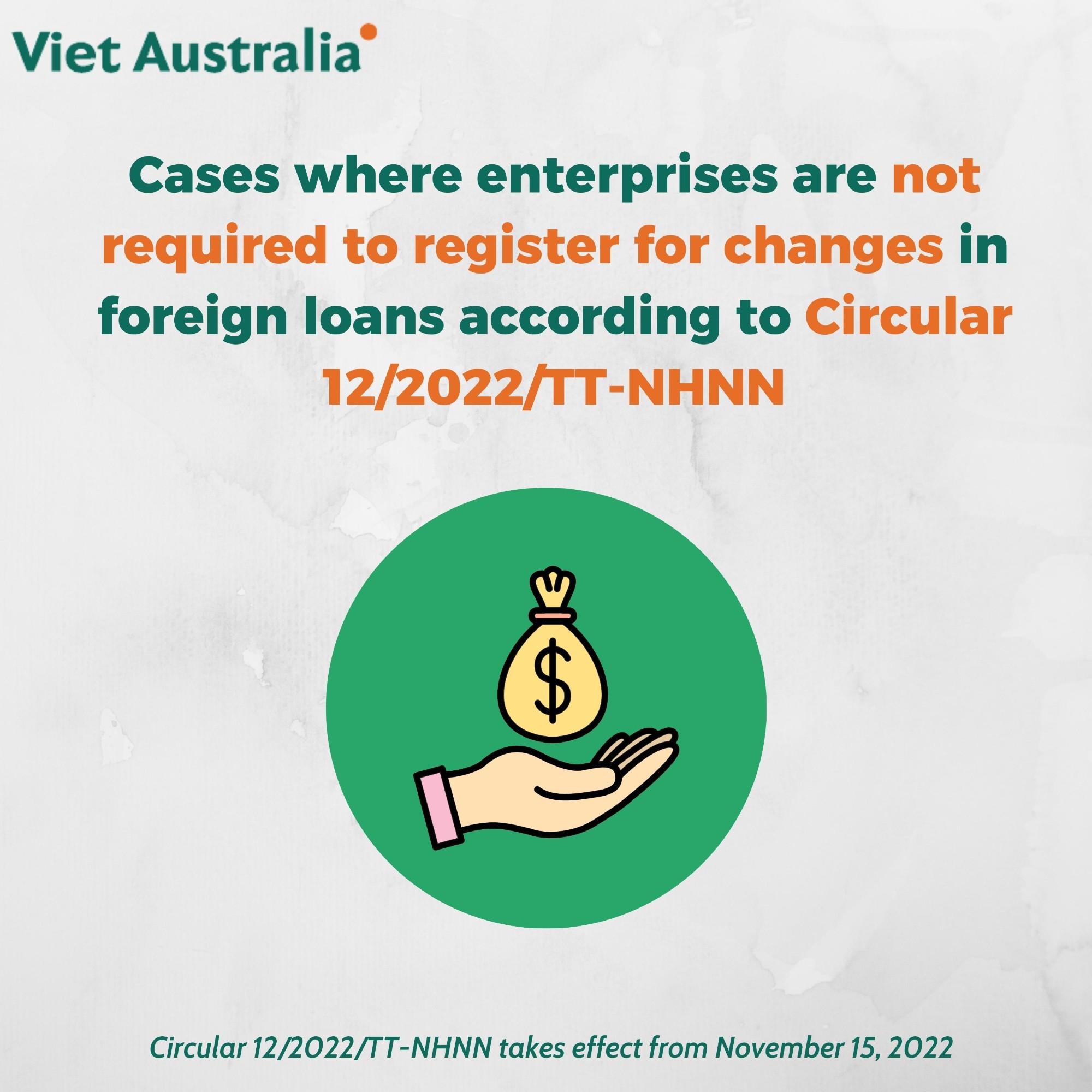 Cases Where Enterprises Are Not Required To Register For Changes In Foreign Loans According To Circular 12/2022/TT-NHNN