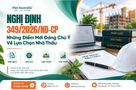Nghị Định 349/2026/NĐ-CP: Những Điểm Mới Đáng Chú Ý Về Lựa Chọn Nhà Thầu